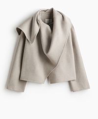 Handgefertigte Jacke aus Wollmix