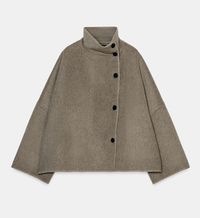 Jacke aus Wollmischgewebe