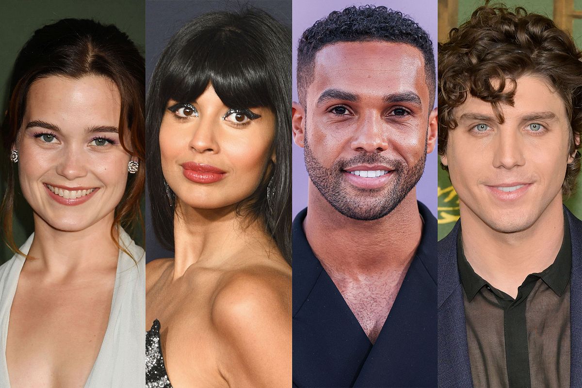 Kein Sommer ohne dich-Cast: Sarah Catherine Hook, Jameela Jamil, Lucien Laviscount, und Lukas Gage