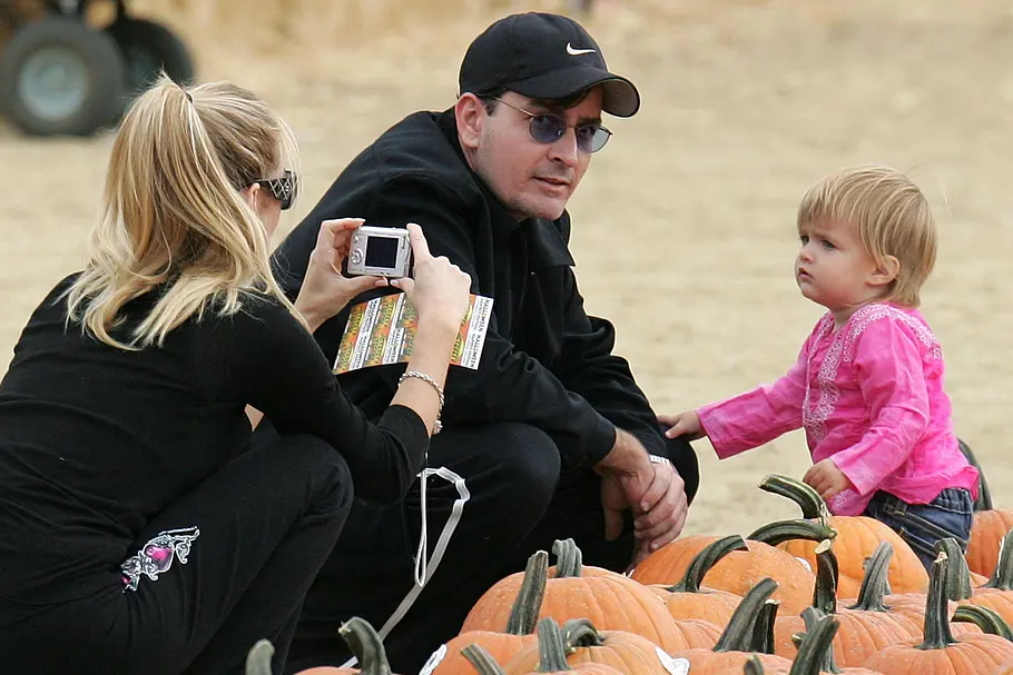 Denise Richards, Charlie Sheen und Tochter Sam Denise Richards, Charlie Sheen und Tochter Sam