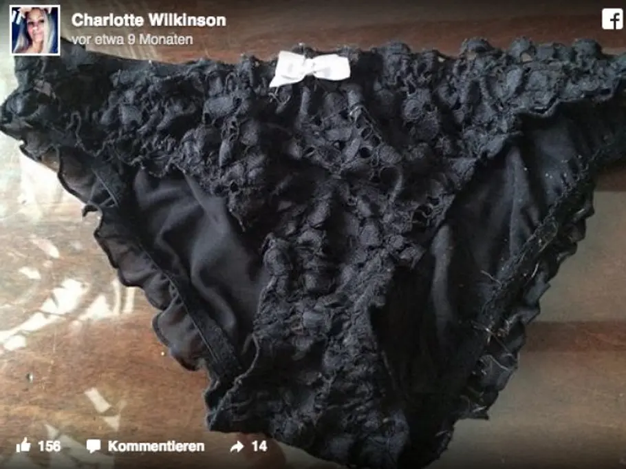 Slip auf der Waescheleine Nachbarn regen sich auf Slip auf der Waescheleine Nachbarn regen sich auf