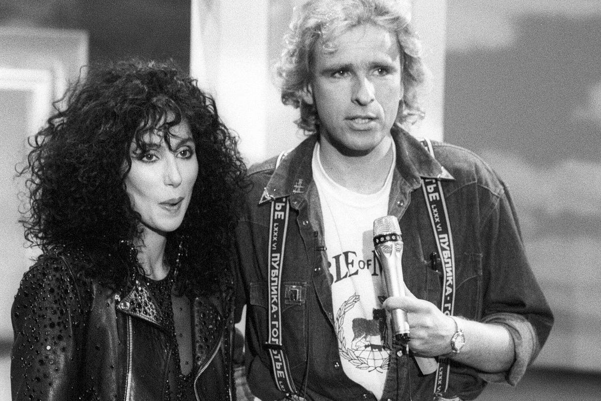 Cher und Thomas Gottschalk 1987