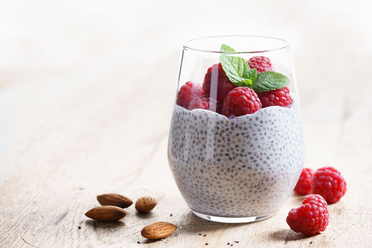 Chiapudding als Frühstück ohne Kohlenhydrate