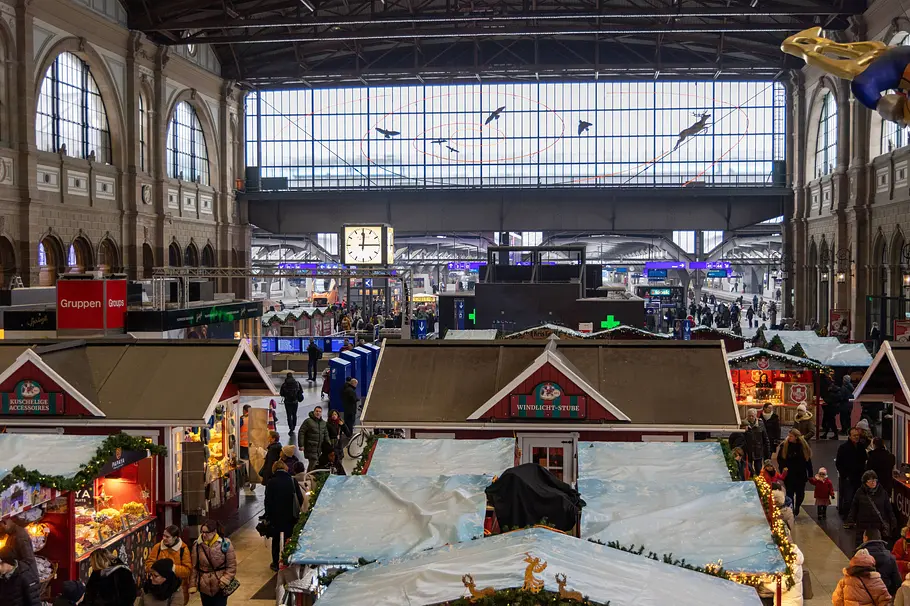 Christkindl Markt im Hauptbahnhof Zürich 2022 Christkindl Markt im Hauptbahnhof Zürich 2022