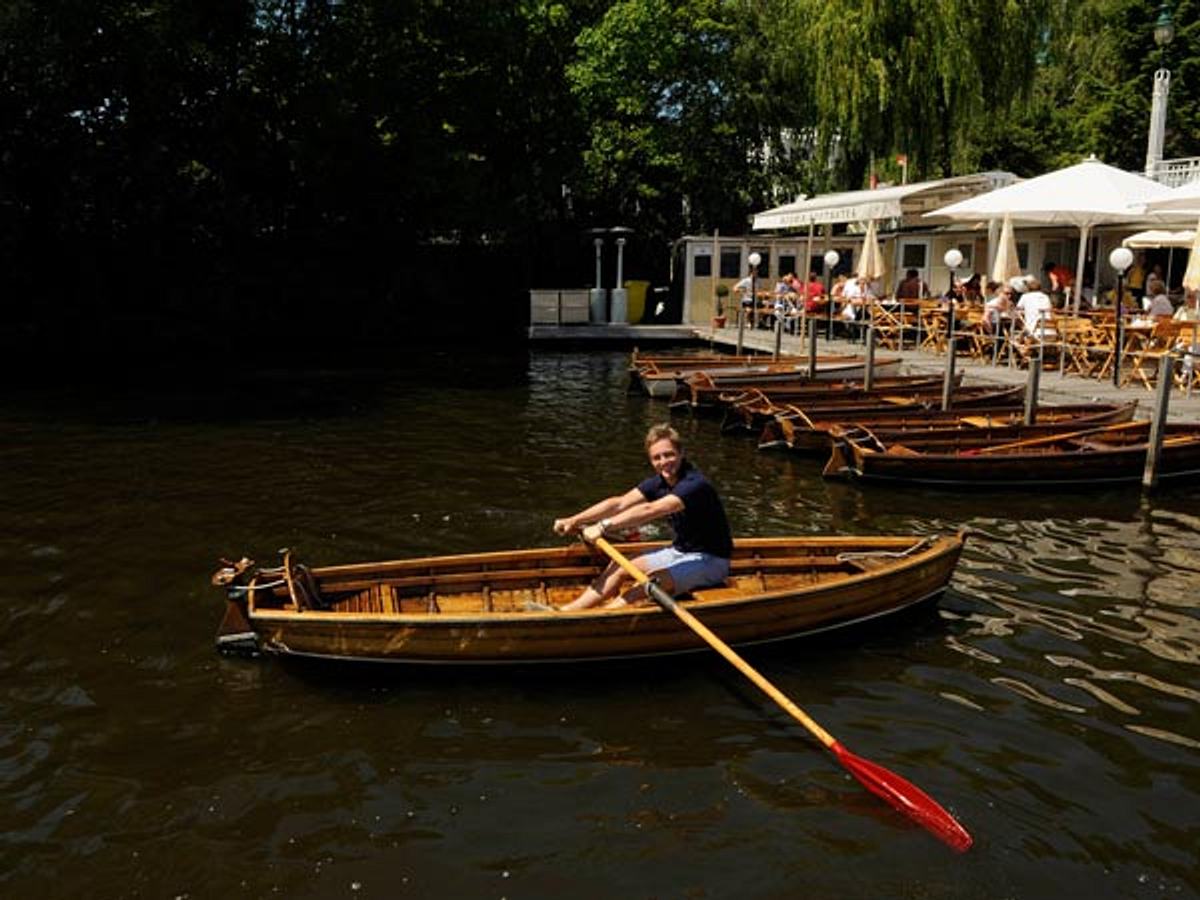 Christoff rudert - wer wäre da nicht gerne mit im Boot?!