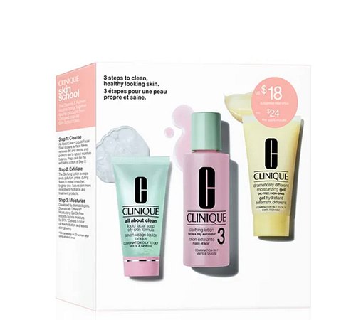 Clinique All About Clean 3 Step Skin 3 Mini Kit