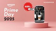Philips Kaffeevollautomat der Serie 5400 im Prime Day Deal 2025 - Foto: Wunderweib.de & iStock (Lemon_tm)