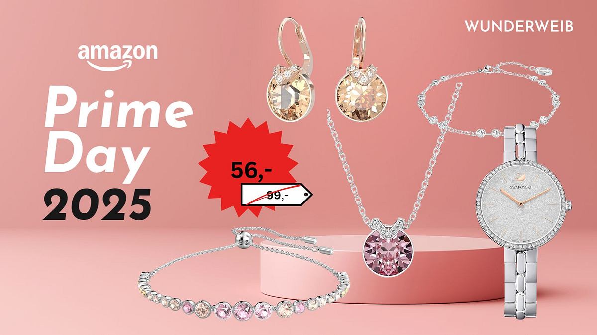 Swarovski Freisteller vor pinkem Hintergrund