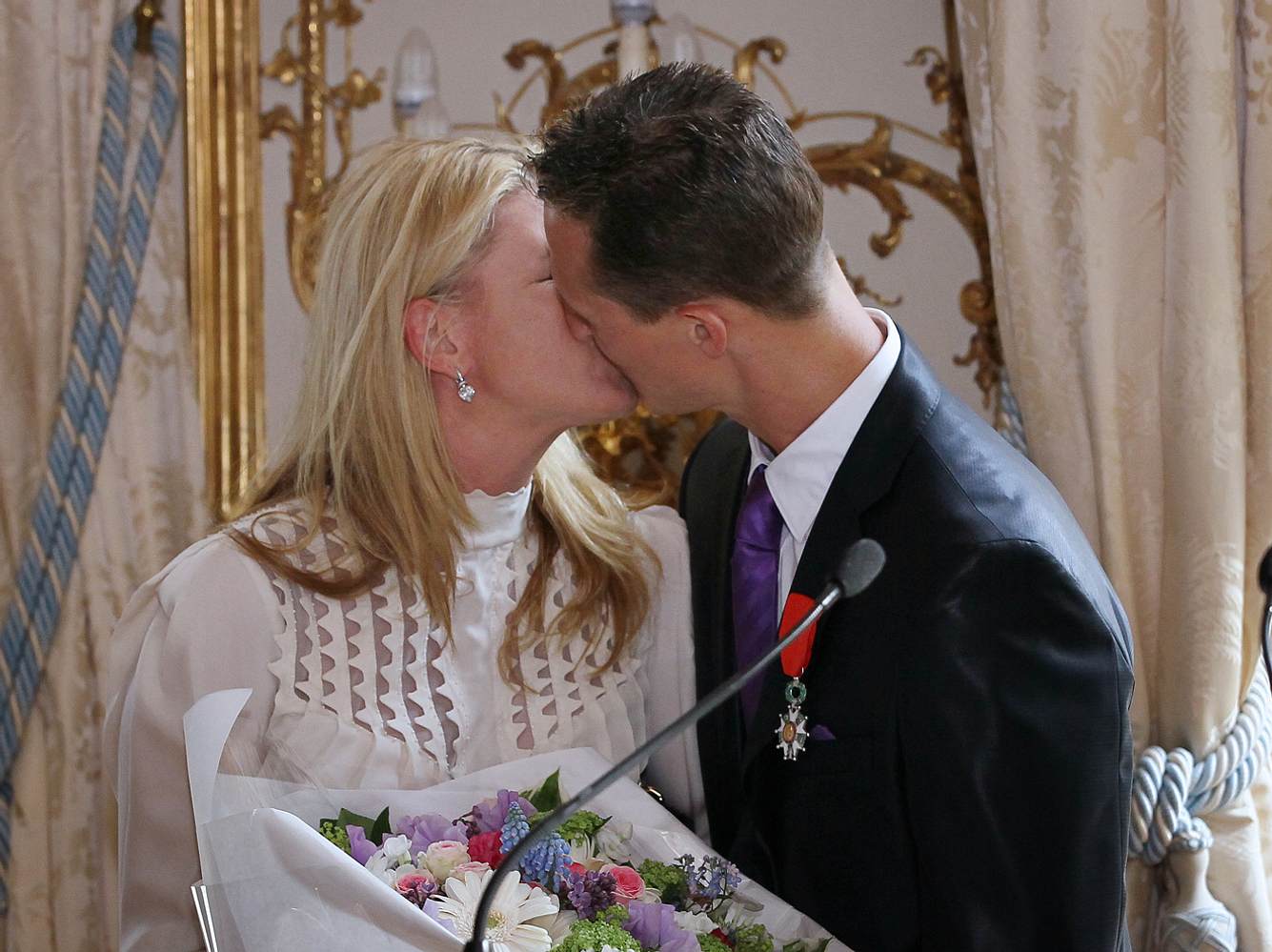 Michael Schumacher und Corinna: voller Liebe