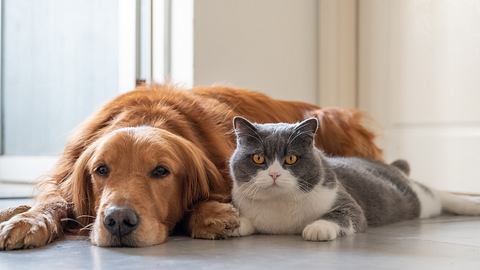 Auch Hunde und Katzen können Corona bekommen. - Foto: istock/chendongshan