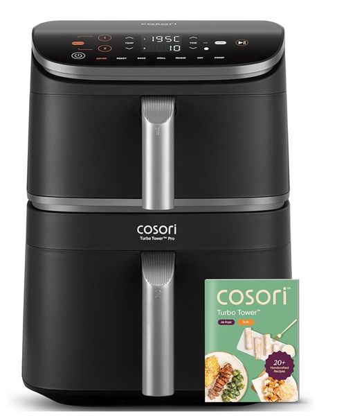 COSORI Turbo Tower Pro Heißluftfritteuse 2 Kammern