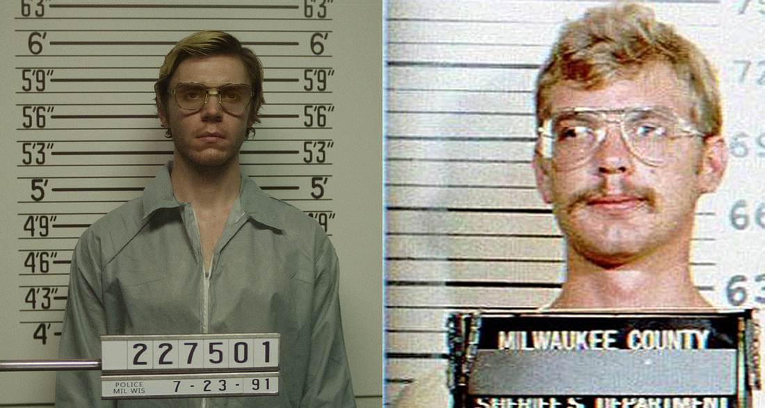 Evan Peters und Jeffrey Dahmer Evan Peters und Jeffrey Dahmer