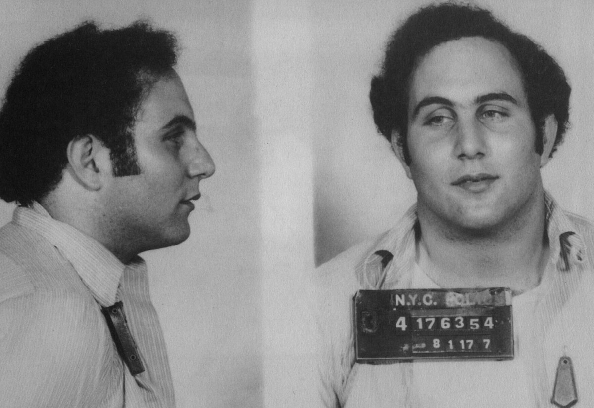 Ein offizielles Polizeifoto von David Berkowitz