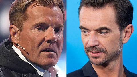 Dieter Bohlen holt gegen Florian Silbereisen aus. - Foto: imago images / Revierfoto / Sven Simon