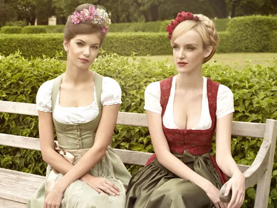 Einfacher Bauernzopf: dirndl frisuren