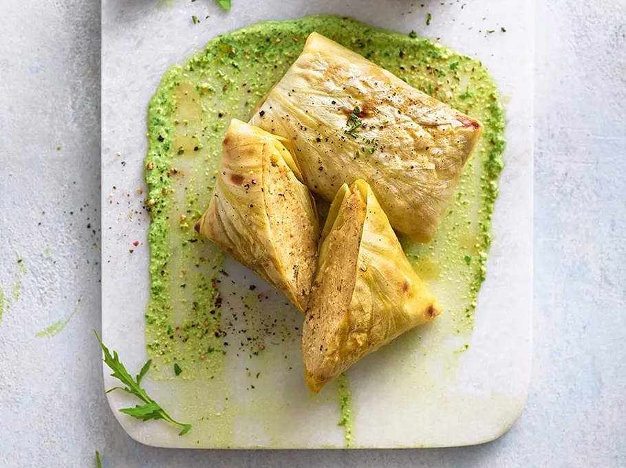 Urkohl mit Champignonfüllung Doc Fleck Rezepte: Urkohl mit Champignonfüllung