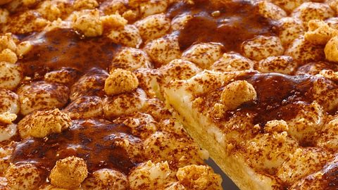 Großaufnahme einer süßen neuen Pizza von Dr. Oetker - Foto: PR DR Oetker
