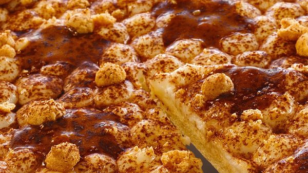 Großaufnahme einer süßen neuen Pizza von Dr. Oetker - Foto: PR DR Oetker