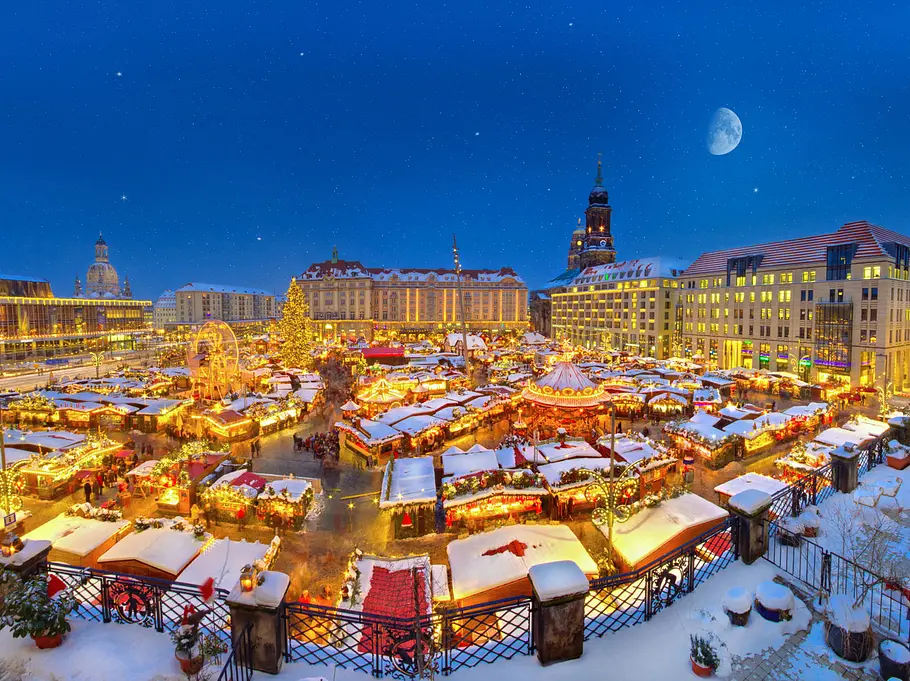 Dresden, Deutschland: Striezelmarkt Dresden Striezelmarkt
