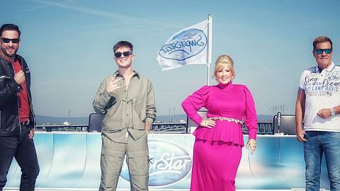 Michael Wendler, Mike Singer, Maite Kelly und Dieter Bohlen - Foto: TVNOW / Stefan Gregorowius