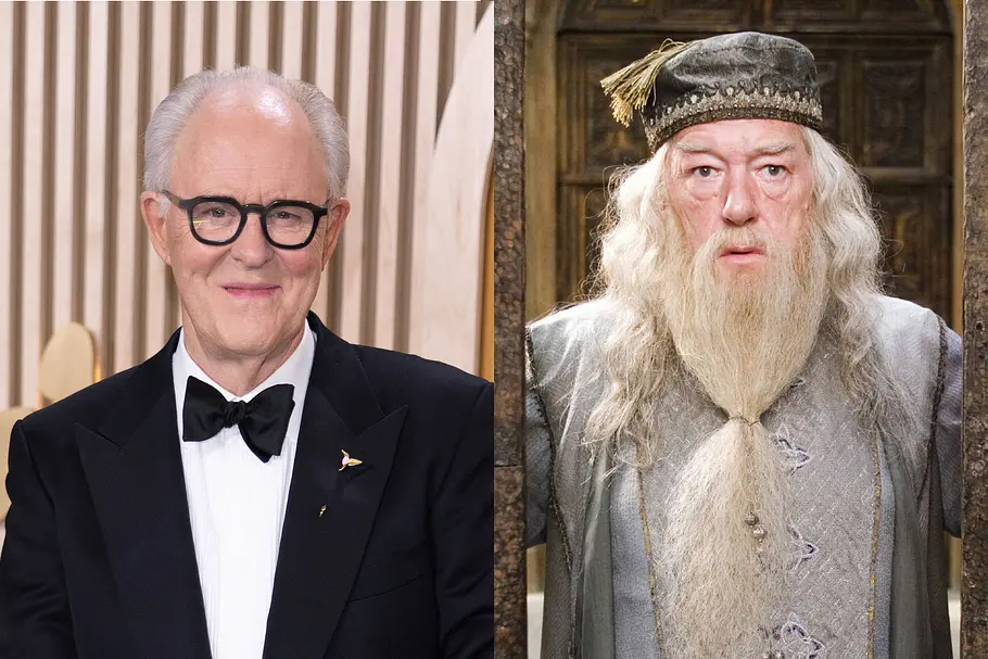 Dumbledore in Serie und Film Die Schauspieler John Lithgow und Michael Gambon.