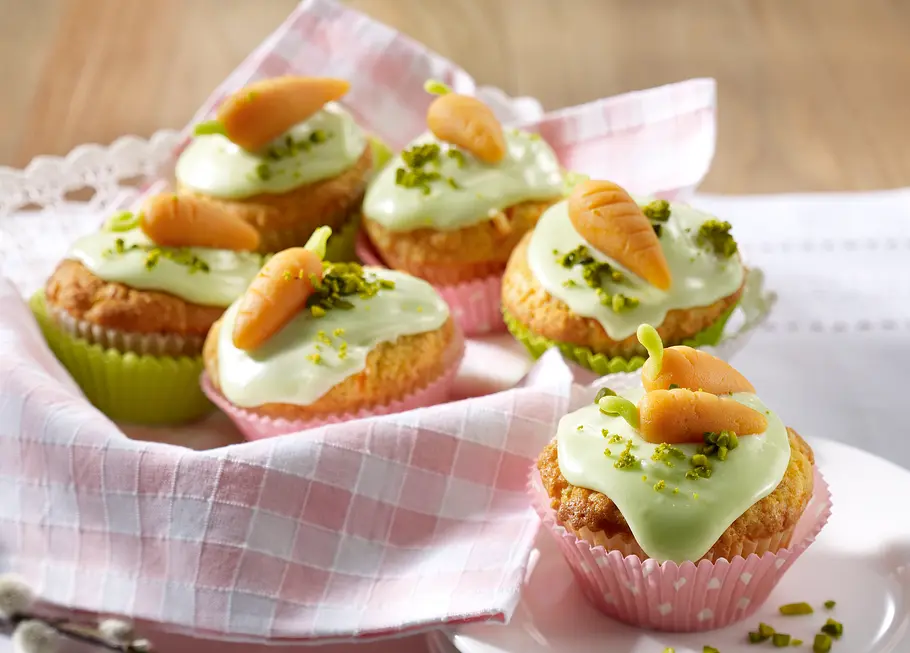 Einfache Rübli-Muffins zu Ostern backen Einfache Rübli-Muffins zu Ostern backen
