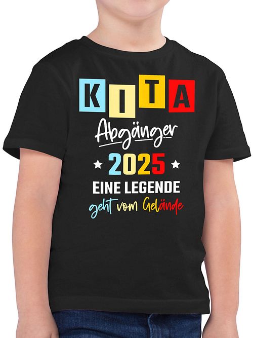 SHIRTRACER T-Shirt Kita Abgänger 2025 - Eine Legende Gelände