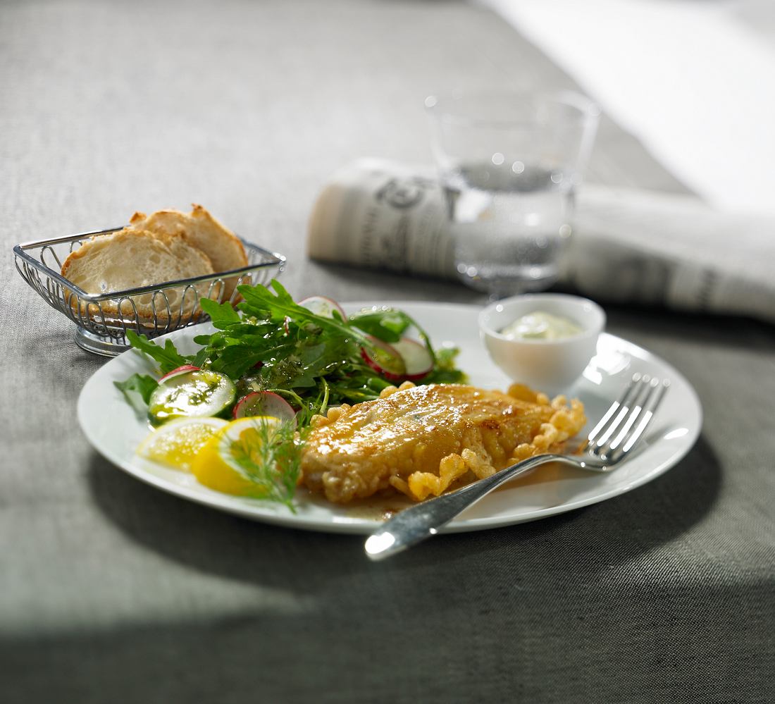 Eiweiß Rezept für Kabeljau in Eihülle Eiweiß Rezept für Kabeljau in Eihülle