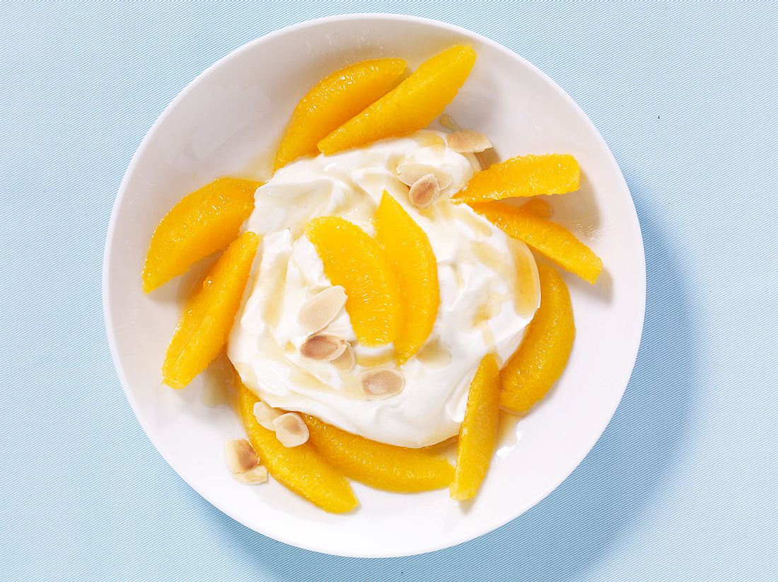 Eiweiß-Frühstück: Orangenquark Eiweiß-Frühstück: Orangenquark