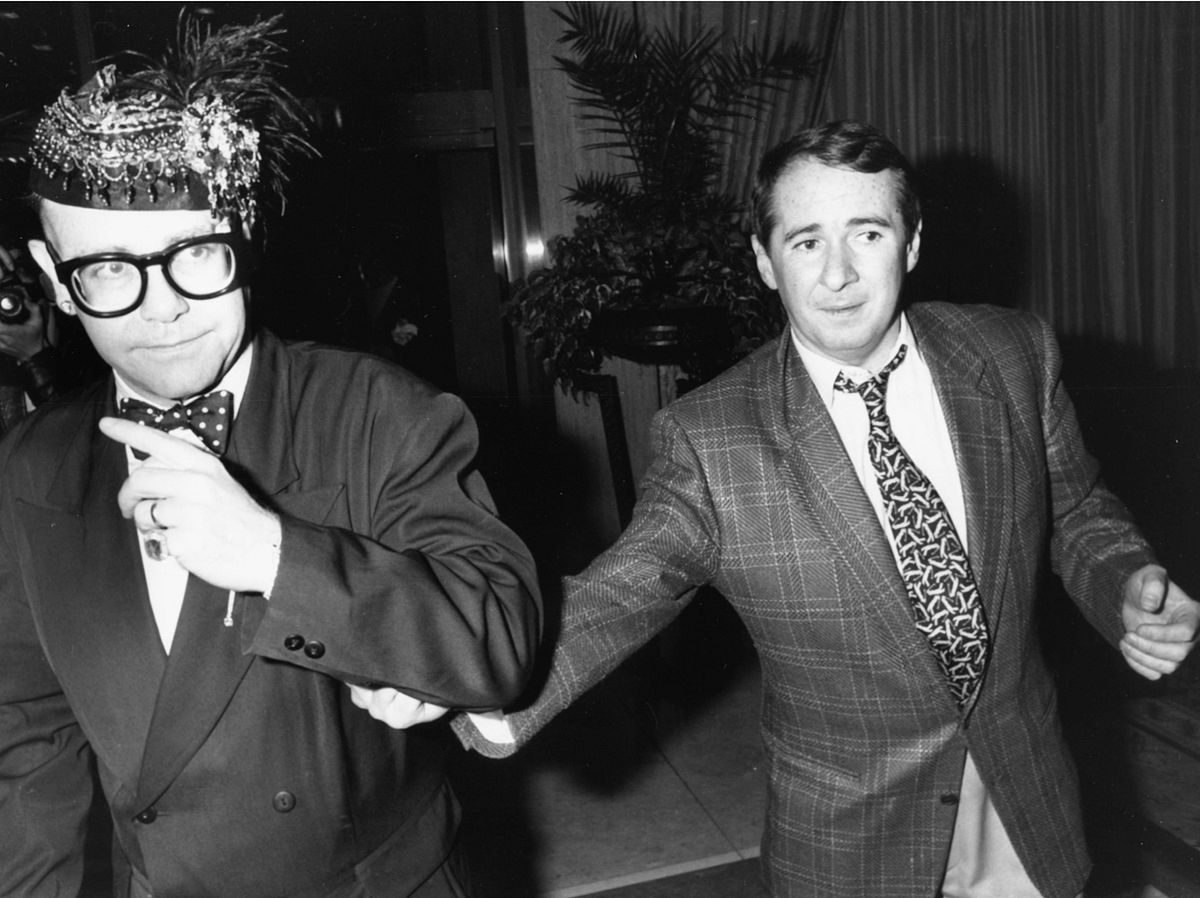 Elton John und sein Ex-Partner und Ex-Manager John Reid.