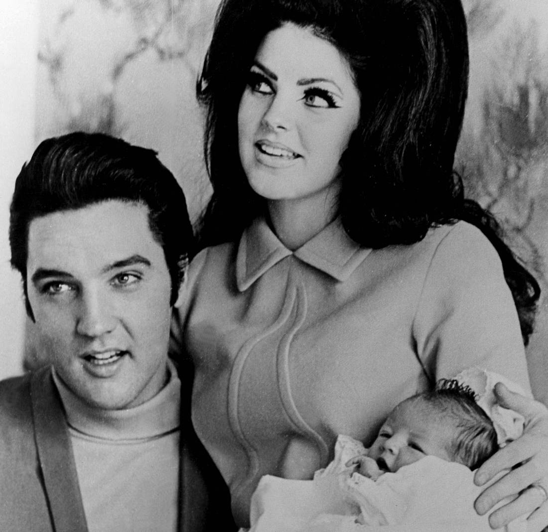 Elvis, Priscilla und Lisa Marie Presley