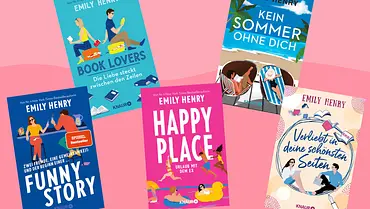 Diese fünf Bestseller der Autorin Emily Henry werden verfilmt. - Foto: Wunderweib.de / PR, Droemer Knaur