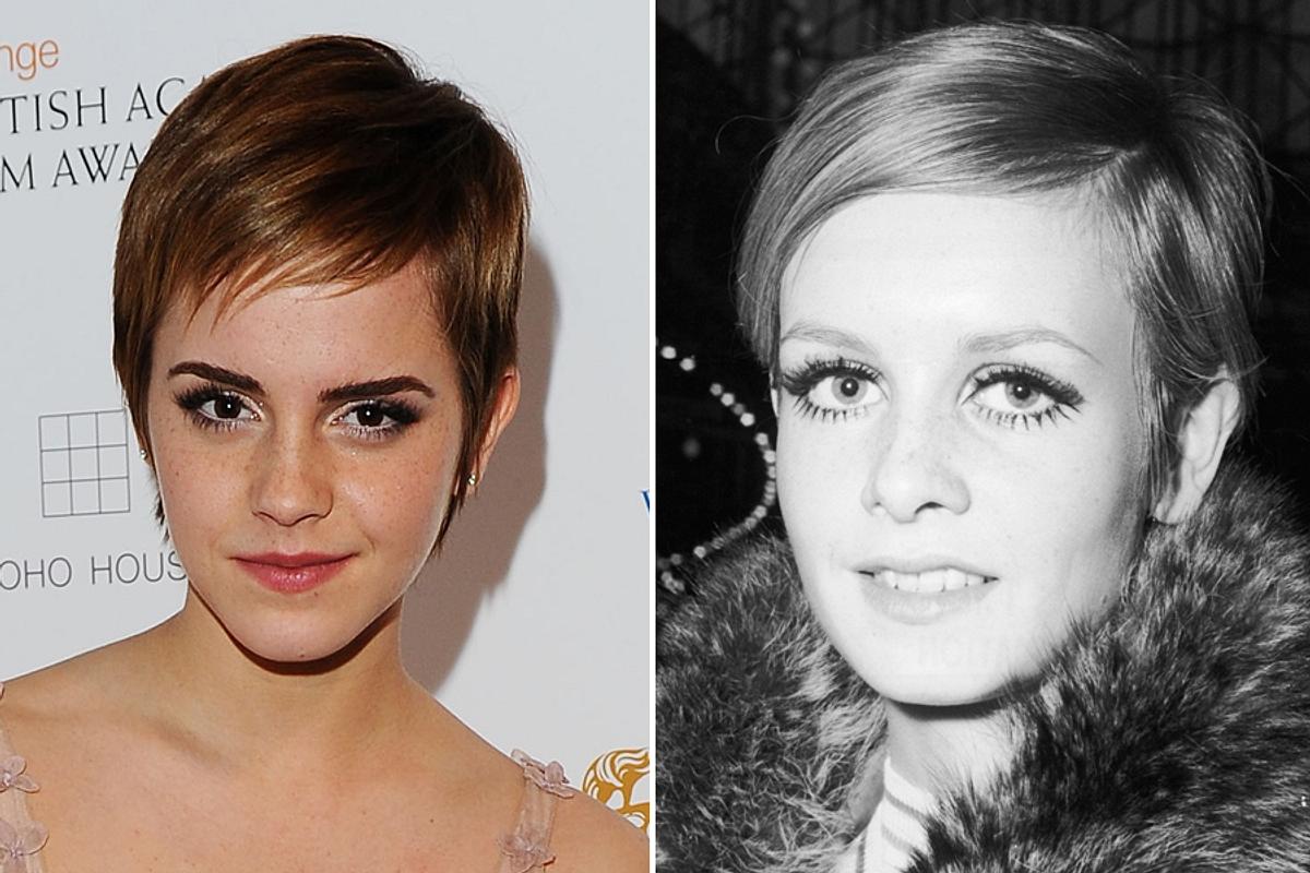 emma watson mit pixie schnitt la twiggy