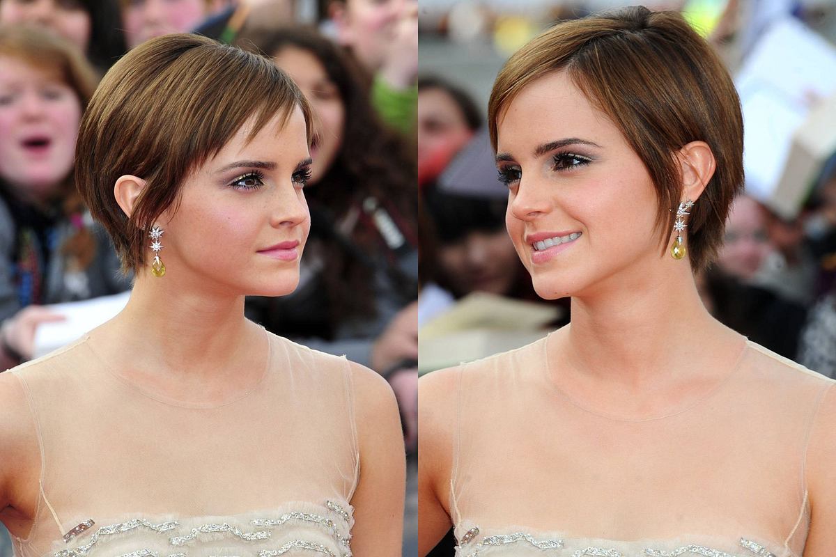 Emma Watson mit Long Pixie Cut