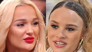 Emmy Russ vs. Christin Okpara: Erster Beef schon vor der Promi-Büßen-Ausstrahlung - Foto: Andreas Rentz/Getty Images (links) & IMAGO / STAR-MEDIA (rechts), Collage: Wunderweib Redaktion