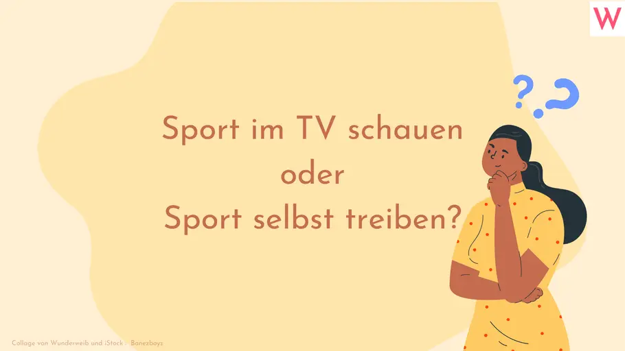 Entweder-Oder-Frage: Sport im TV schauen oder Sport selbst treiben?