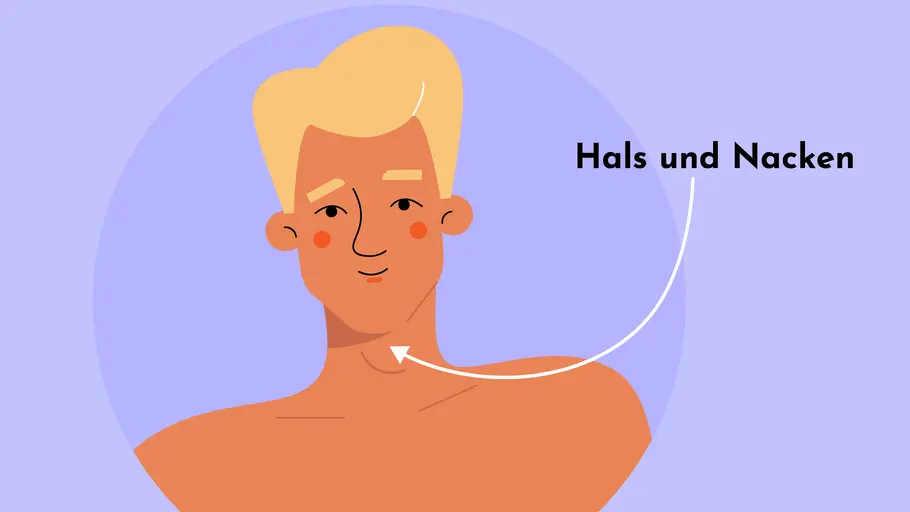Erogene Zonen beim Mann - Hals und Nacken Erogene Zonen beim Mann - Hals und Nacken