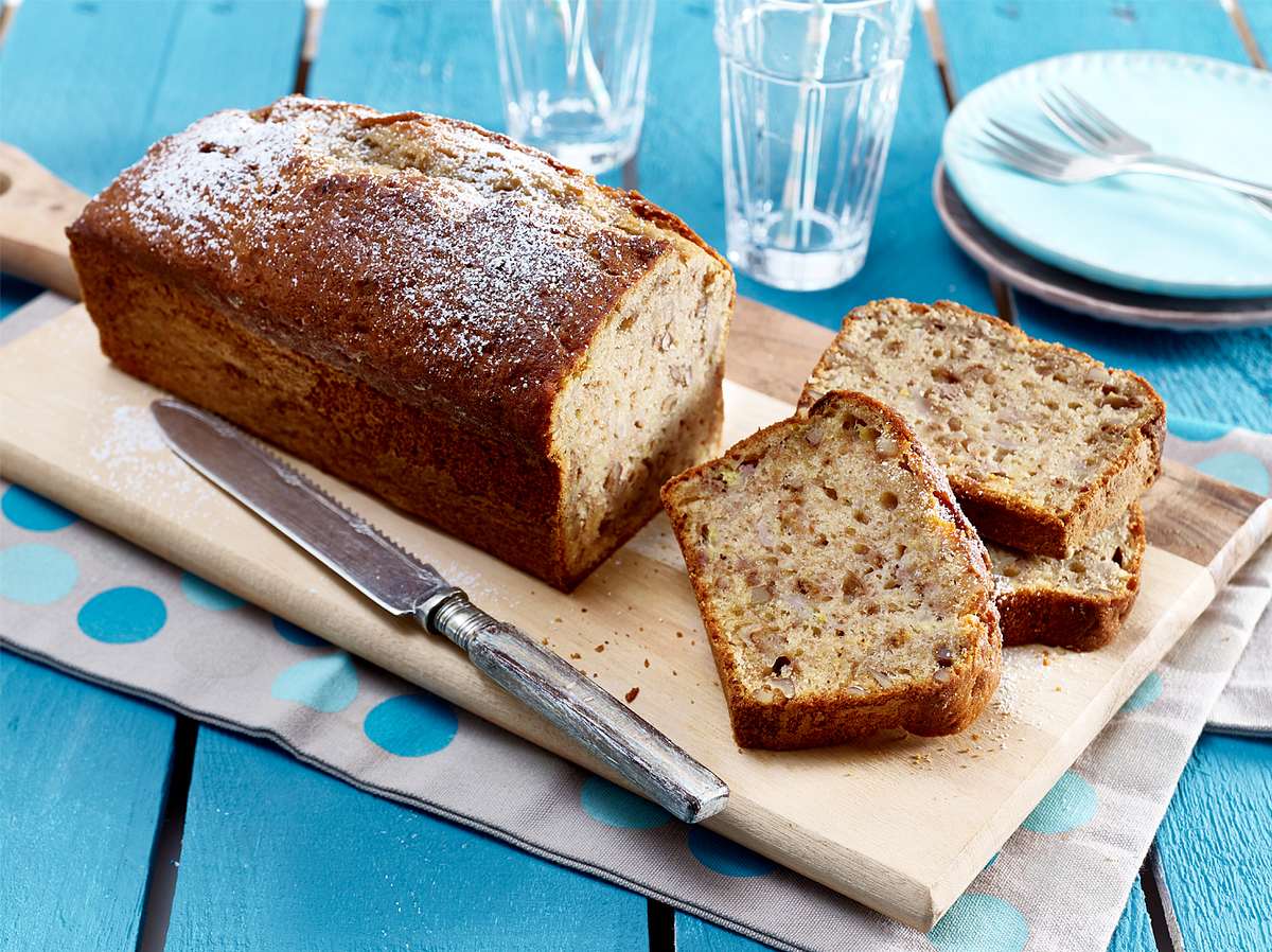 Zum ersten Geburtstag gibt es Bananenbrot