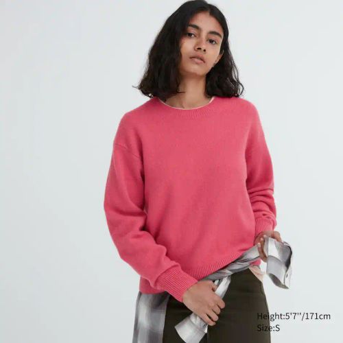 Premium Lammwolle Pullover pink