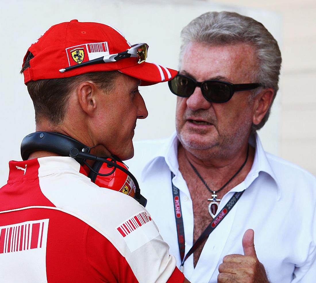Michael Schumacher und Willi Weber