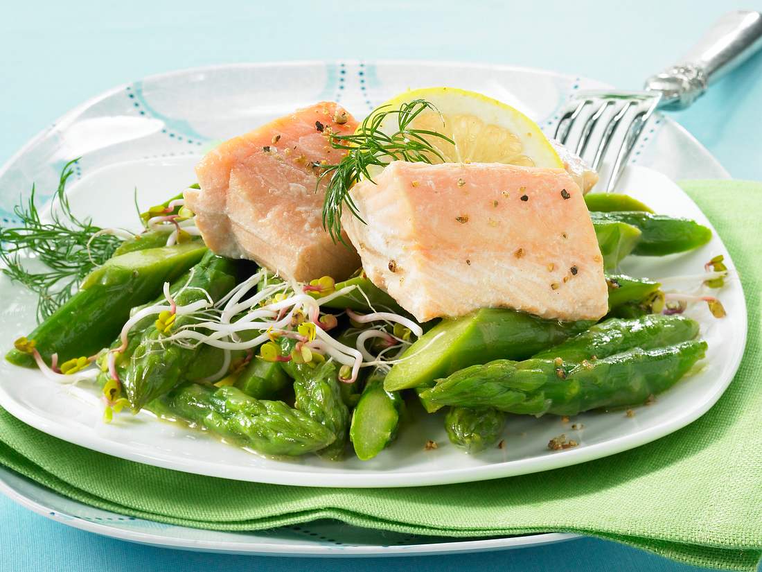 Lachs mit Spargel Lachs mit Spargel