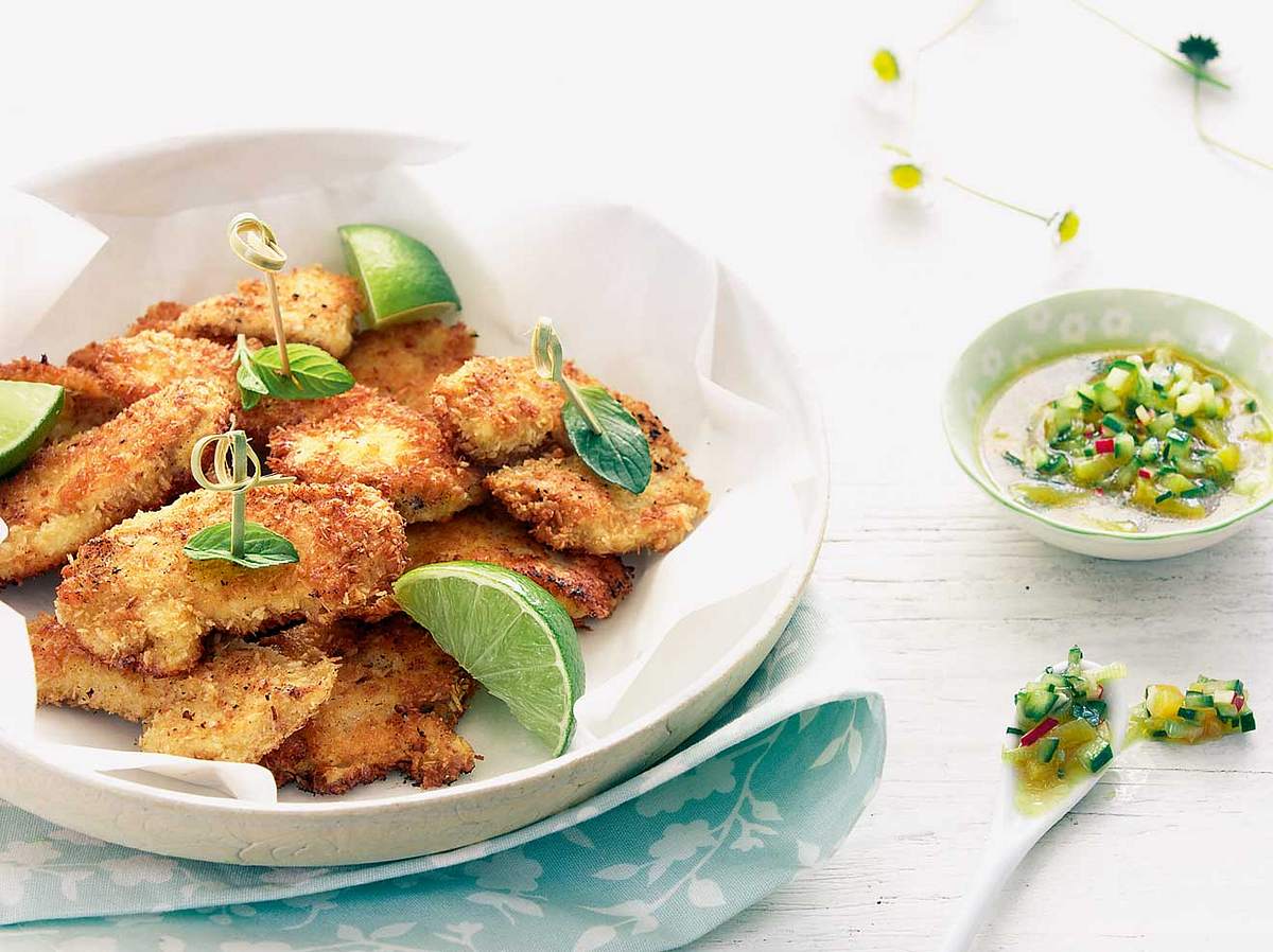 Das perfekte Familienrezept schmeckt Groß und Klein - so wie diese schnellen Mini-Schnitzel.