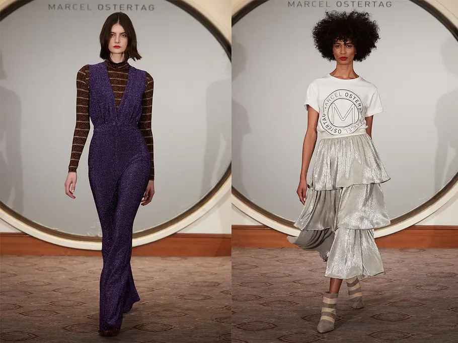 Marcel Ostertag – „Heroes” Marcel Ostertag präsentiert seine Designs auf der Berlin Fashion Week 2019 unter dem Titel „Heroes“.