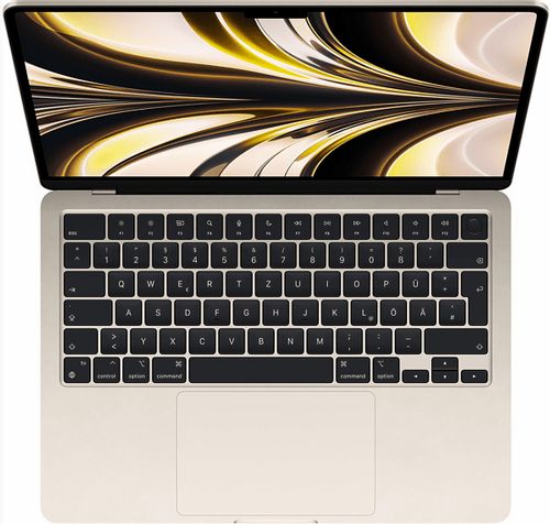 APPLE MacBook Air (2022), MLY13D/A, Notebook mit 13,6 Zoll Display, Apple M2 Prozessor