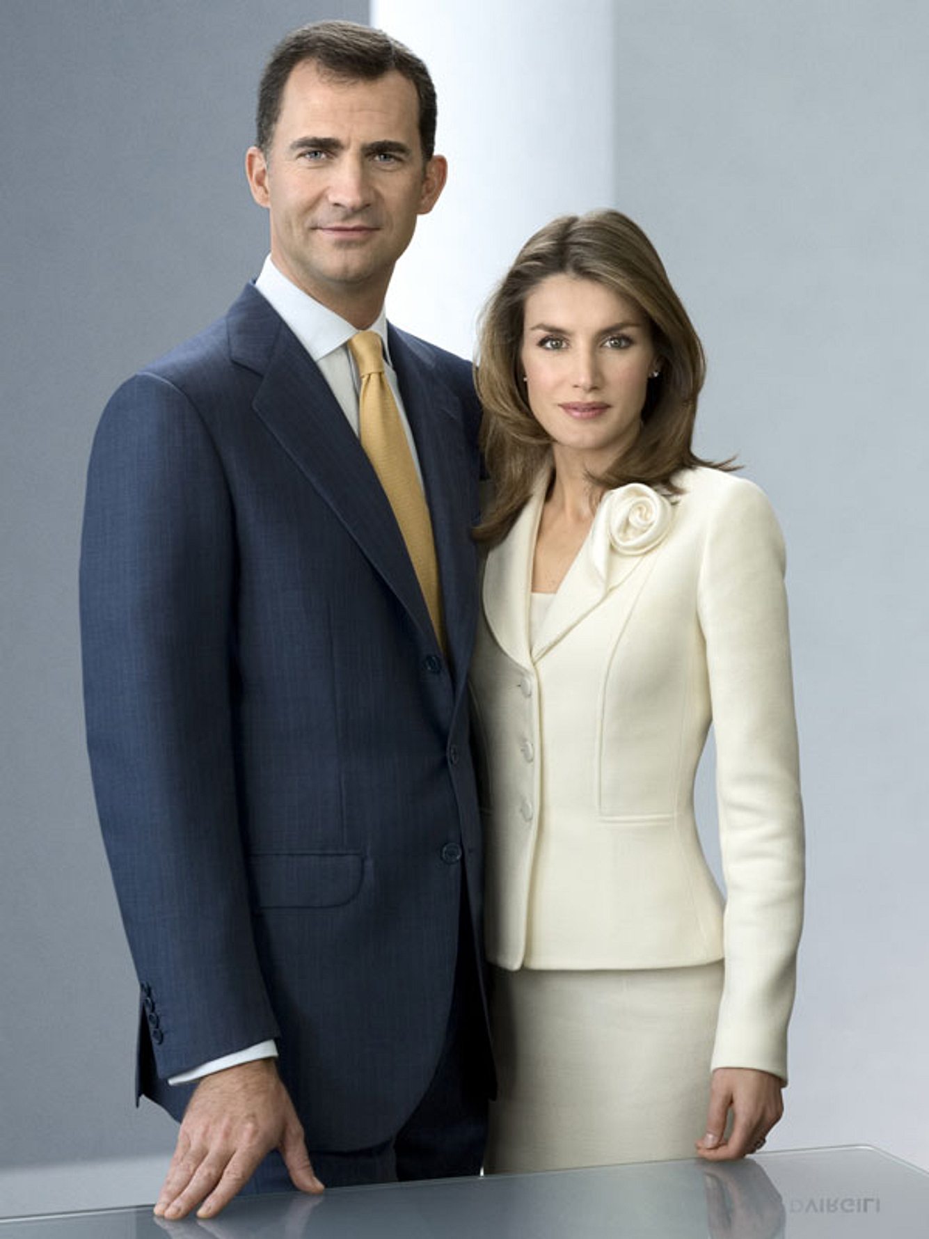 Seit sieben Jahren glücklich verheiratet: Kronprinz Felipe (43) mit seiner Letizia (39). felipe letizia h