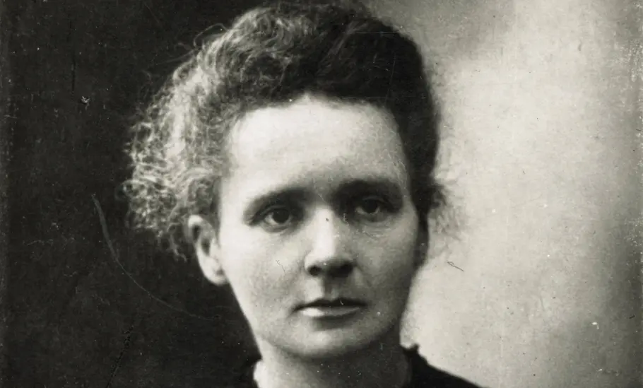Aufnahme von Marie Curie.