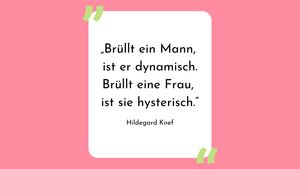 Feministische Sprüche: Bewegende und inspirierende Zitate der Frauenbewegung  - Foto: Redaktion Wunderweib