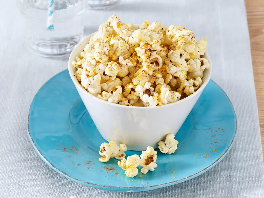 Fernseh-Low-Carb-Snack: Curry Popcorn
