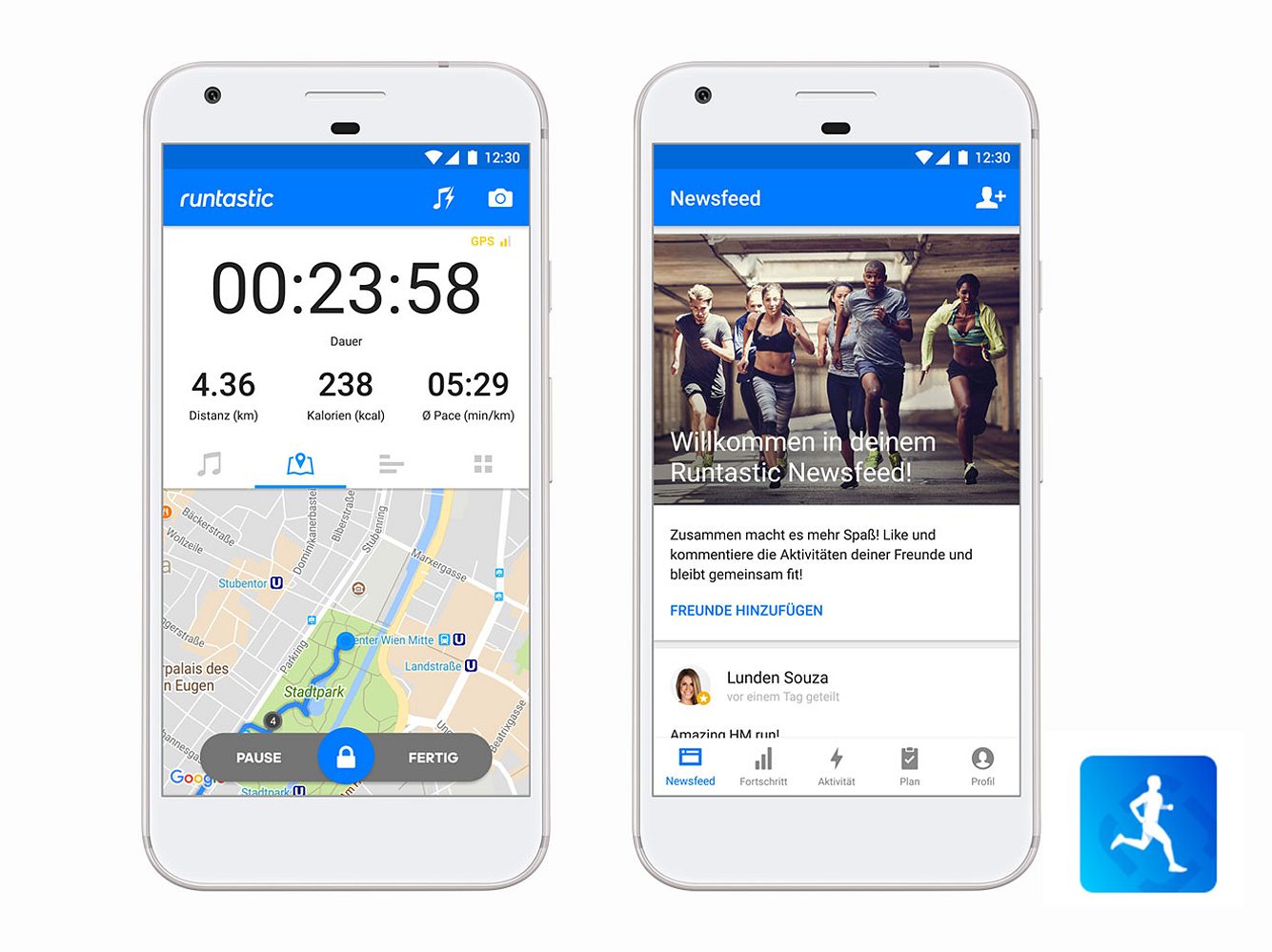 Fitness-Apps im Test: Laufen mit Runtastic Fitness-Apps im Test: Laufen mit Runtastic