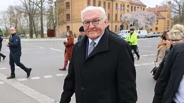 Frank-Walter Steinmeier in Stralsund. - Foto: IMAGO / Frank Ossenbrink